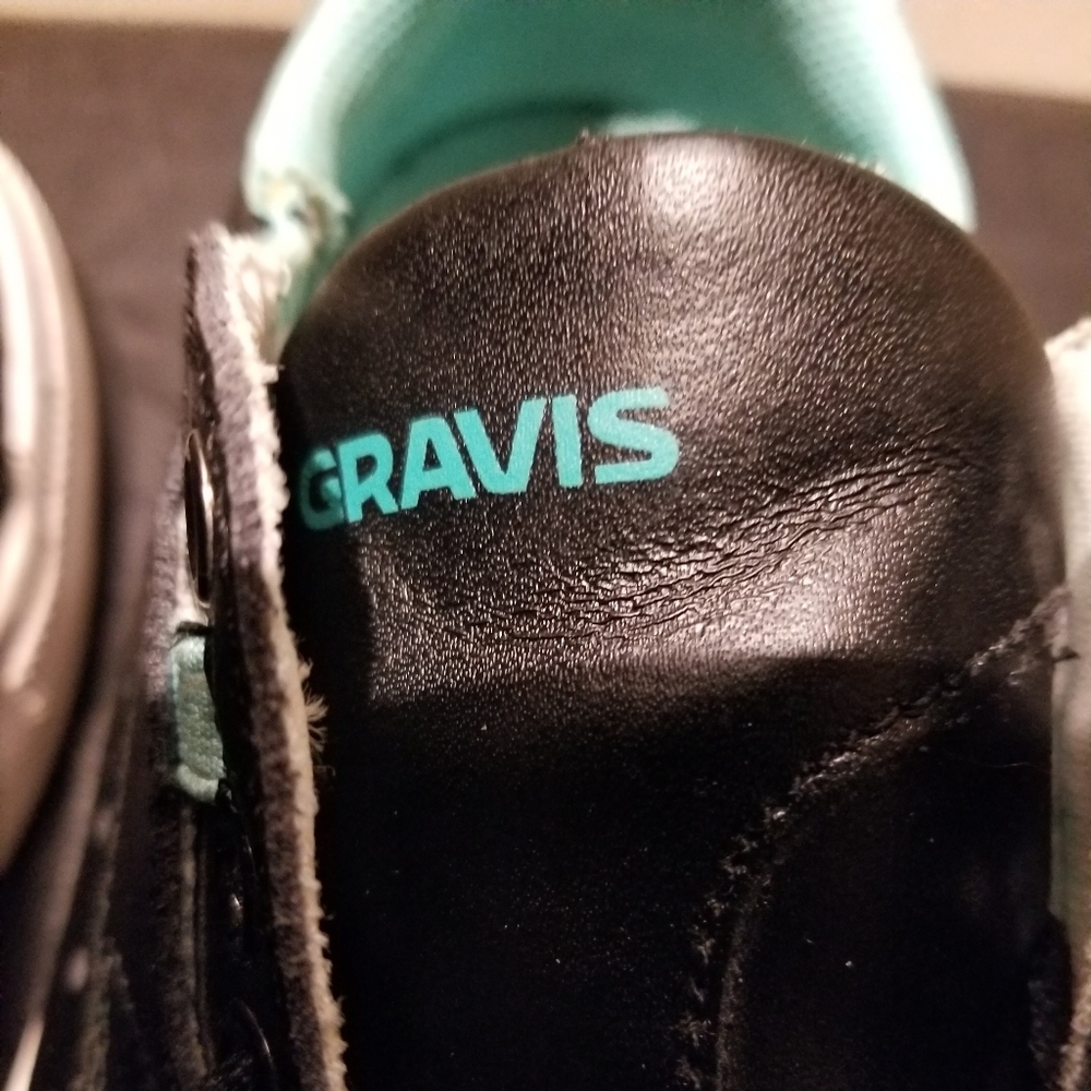 GRAVIS Women's Black & Teal Skater Shoes (Size 8) - Picture 6 of 14